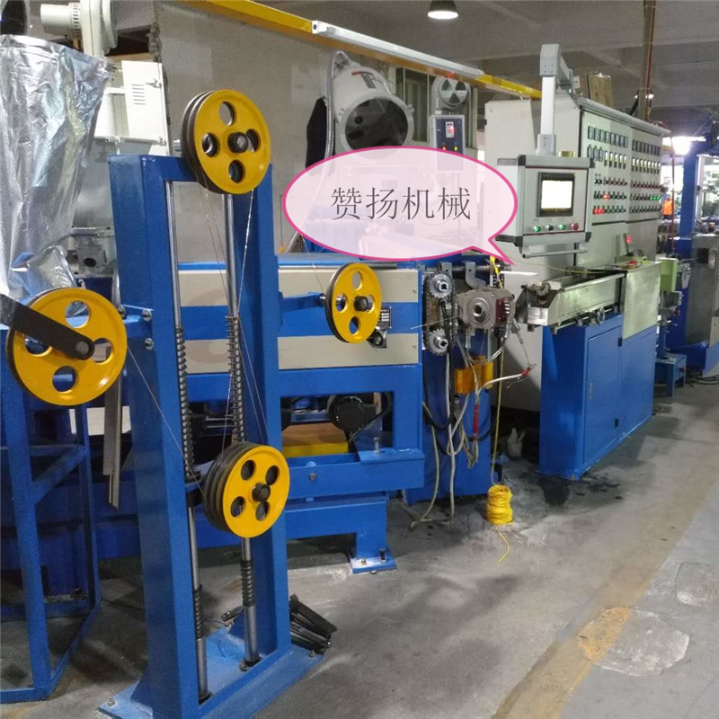 耐用70年輻照交聯電線PLC押出機